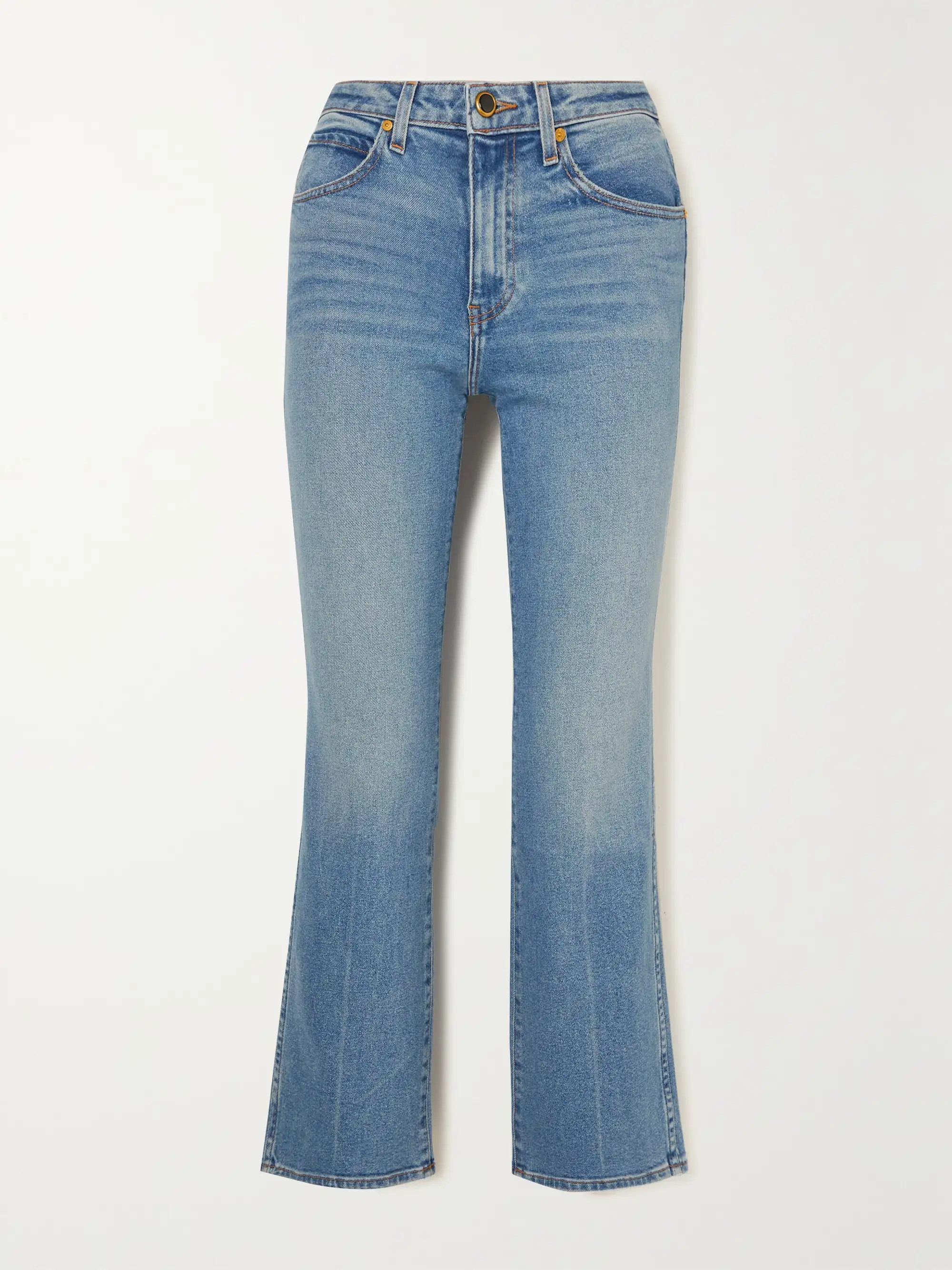 Vivian cropped high-rise bootcut jeans | NET-A-PORTER (US)