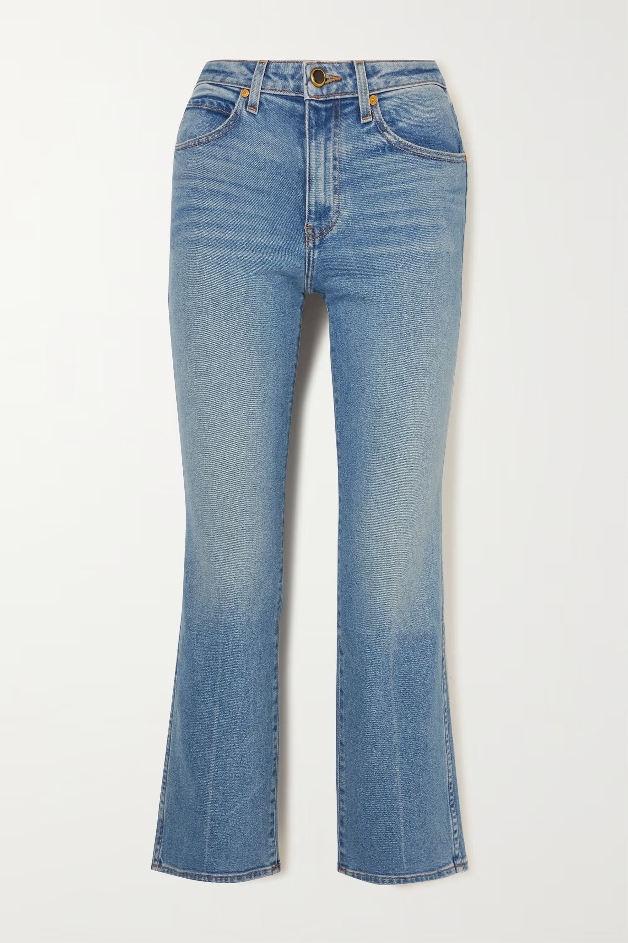 Vivian cropped high-rise bootcut jeans | NET-A-PORTER (US)