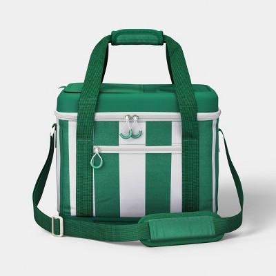 24 Cans/20.7qt Soft Sided Cooler Green - Sun Squad™ | Target