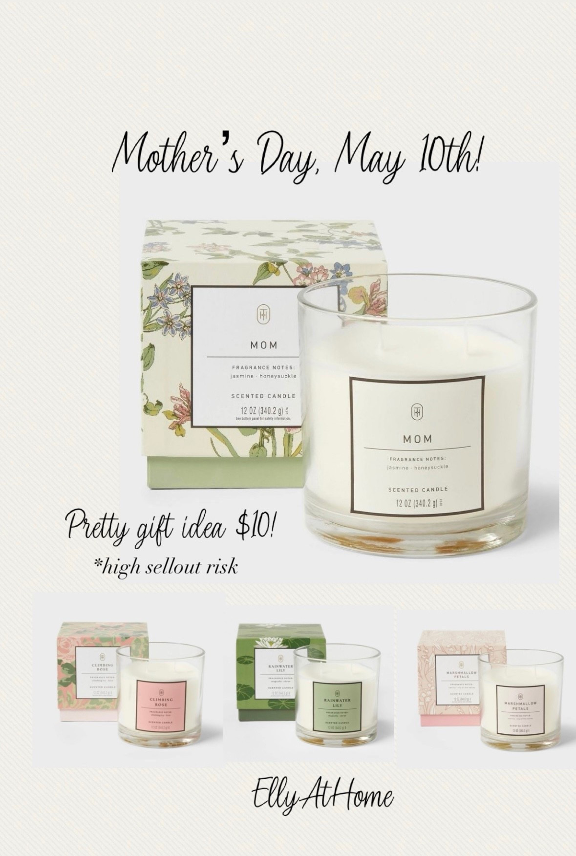 New! $10 Mother’s Day candles in a variety of scents, fragrances in a beautiful gift box! Shop more candles for all the moms! Shop soon high sellout risk! Target, free shipping  

#LTKdayinmylife #LTKmomlife #LTKHome