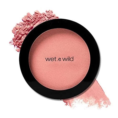Wet n Wild Color Icon Blush Powder Makeup Pinch Me Pink | Matte Natural Glow | Moisturizing Jojoba Oil | Walmart (US)