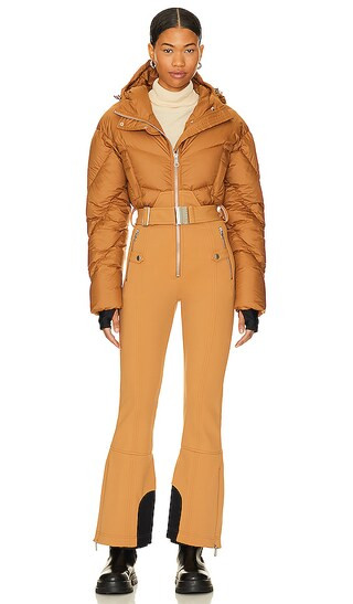 Ajax Ski Suit in Caramel | Revolve Clothing (Global)