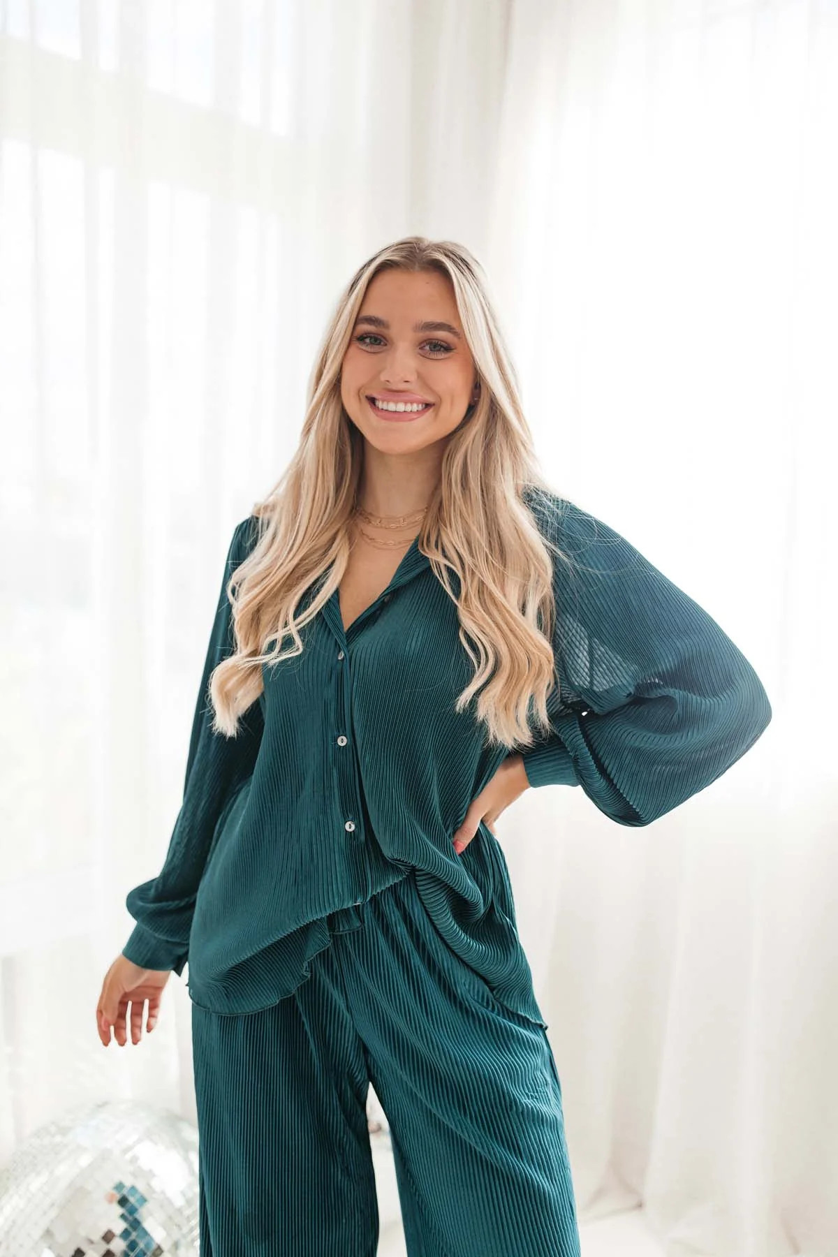 Pine Plisse Set - FINAL SALE | The Post