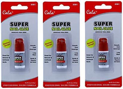 Cala Professional Salon Quality Nail Glue | Quick and Strong Nail Adhesive - Liquid (3) | Amazon (US)