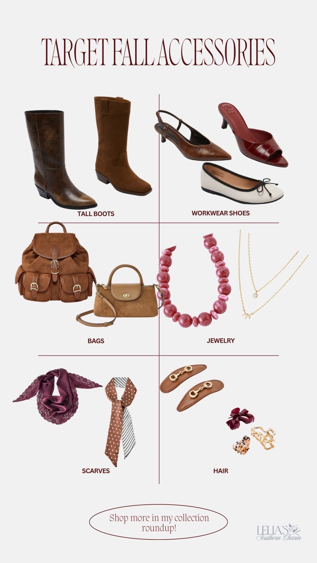 New Fall accessories from Target 🤎

#LTKvlog #LTKOver40 #LTKWorkwear