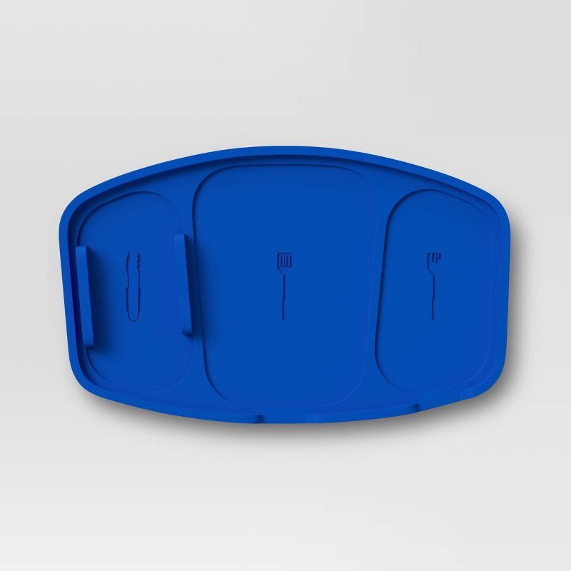 Silicone Grill Trivet Utensil Holder - Blue - Room Essentials™ | Target