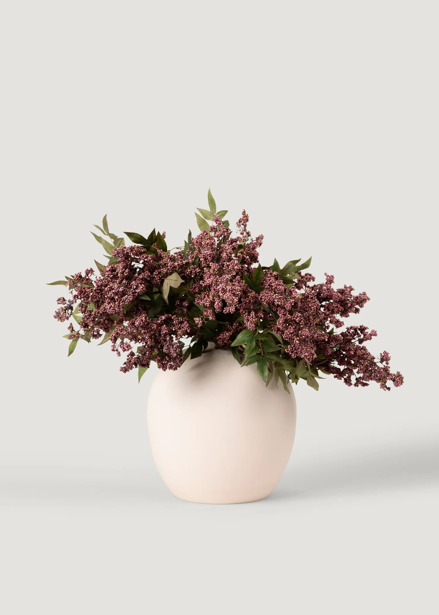 Deluxe Smoke Berry Branch in Dusty Plum | Tall Faux Stems | Afloral | Afloral