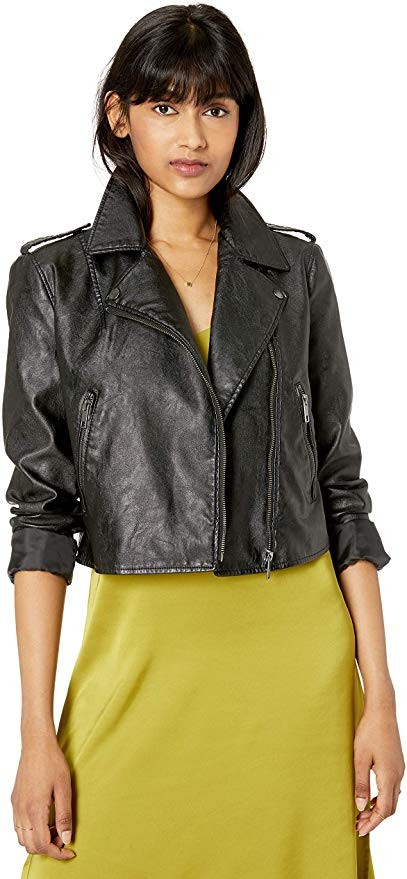 The Drop Women's Carmen Faux Leather Moto Jacket | Amazon (US)