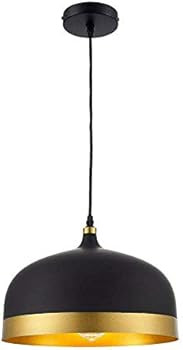 KALRI Modern Indoor Lighting Saturn Gold & Black Pendant Light Kitchen Island Chandelier Ceiling ... | Amazon (US)