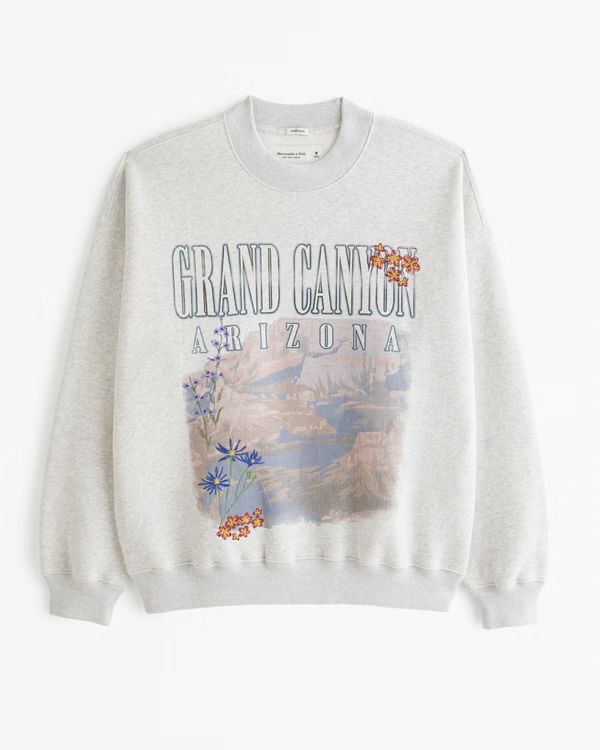 Grand Canyon Graphic Crew Sweatshirt | Abercrombie & Fitch (US)