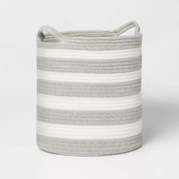 Coiled Rope Stripe Basket - Pillowfort™ | Target