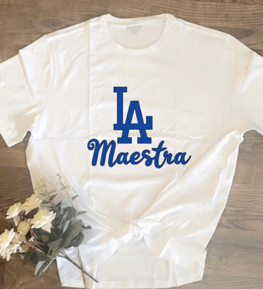 LA Maestra Dodgers Shirt - Etsy | Etsy (US)