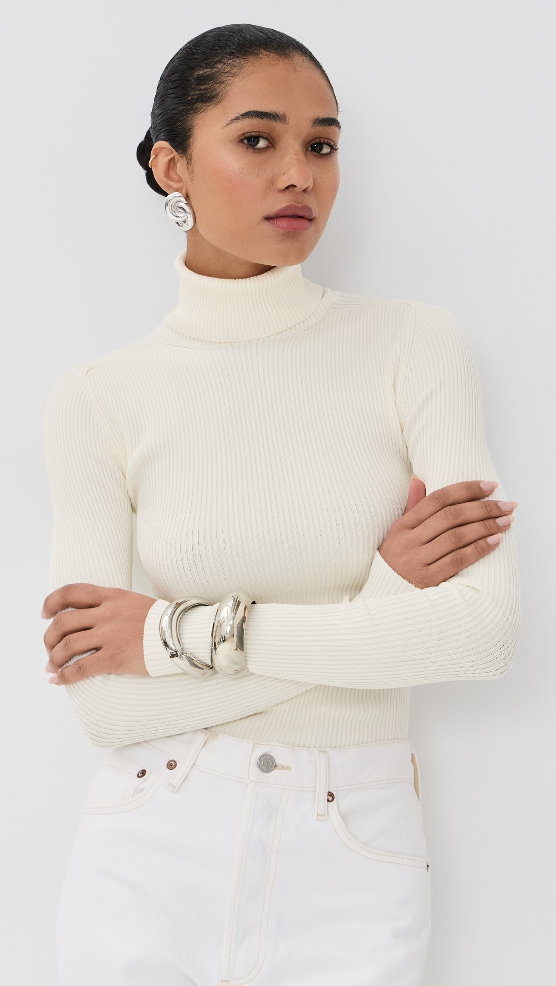 Matte Turtleneck Top | Shopbop