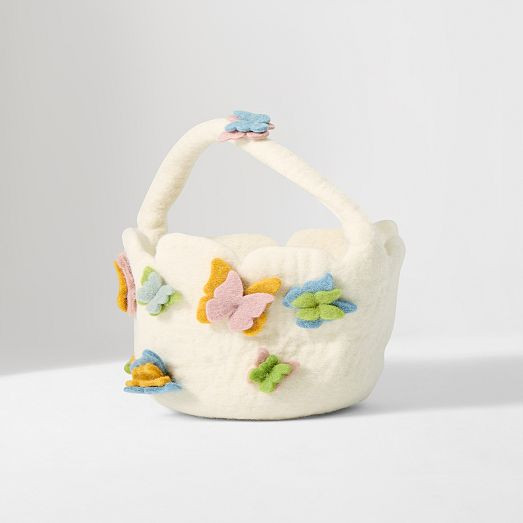 Felt Butterfly Easter Basket | West Elm (US)