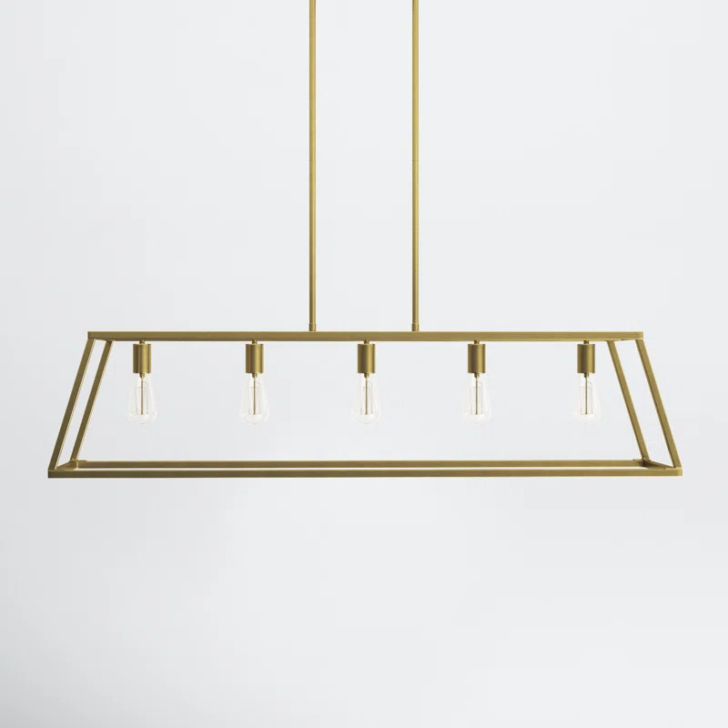 Clare 5 - Light Kitchen Island Linear Pendant | Wayfair North America