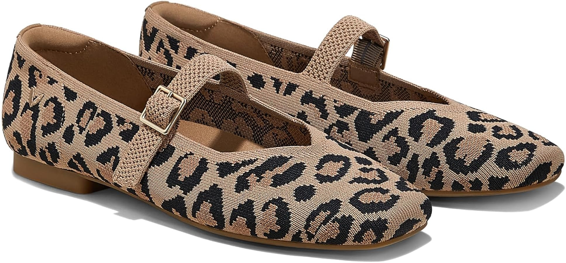 VIVAIA Margot Mary Jane Women Flat Shoes Slip on Square-Toe Washable Shoes Comfortable for Work w... | Amazon (US)