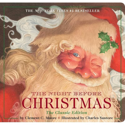 The Night Before Christmas - By Clement Clarke Moore ( Board Book ) | Target