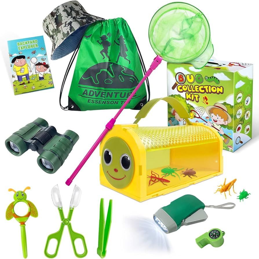 ESSENSON Bug Catcher Kit - Bug Collection Kit Outdoor Toy Gift for Age 3 4 5 6 7 8+ Years Old Boy... | Amazon (US)