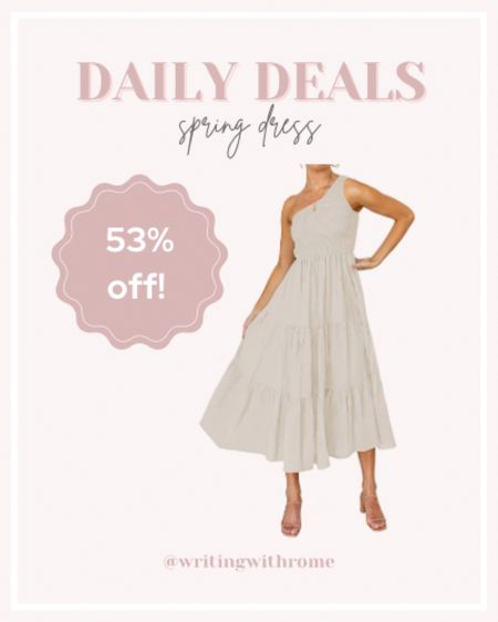 Women’s neutral spring and summer tiered dress on sale!

TTS (size down if in between)

Amazon finds, daily deals, women’s dresses on sale, family photo outfits, neutral wardrobe, spring and summer wardrobe staples

#LTKunder50 #LTKstyletip #LTKsalealert