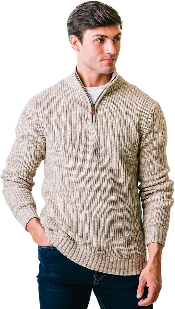 Hope & Henry Men's Half Zip Pullover Sweater | Amazon (US)
