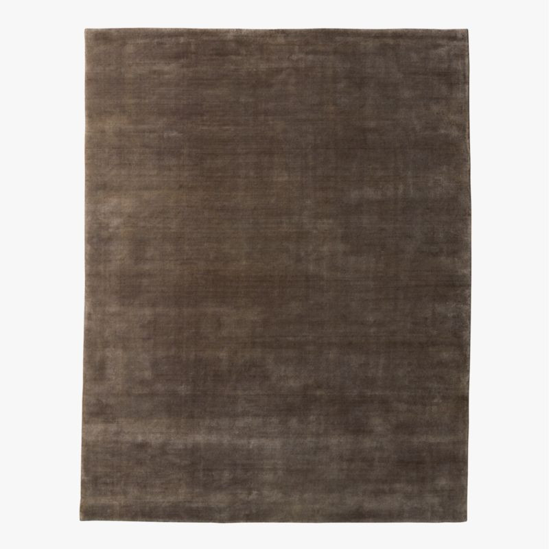 Leonore Handloomed Sepia Brown Wool Area Rug 5'x8' + Reviews | CB2 | CB2
