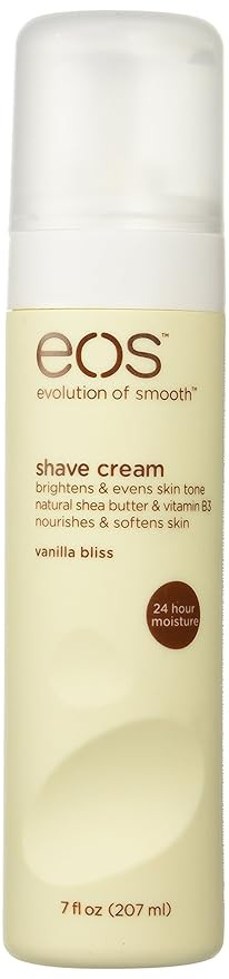eos Shave Cream, Ultra Moisturizing, Vanillla Bliss 7 fl oz (207 ml) by AB | Amazon (US)