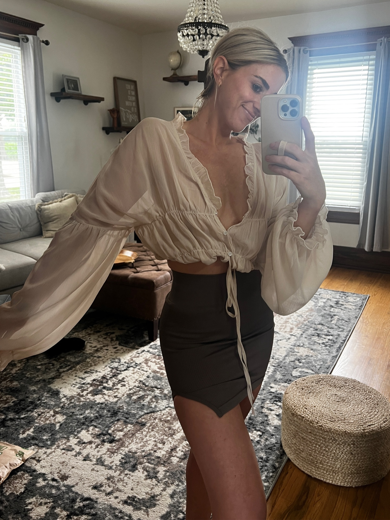 Revolve top and Amazon minis 

#LTKunder50 #LTKstyletip #LTKsalealert
