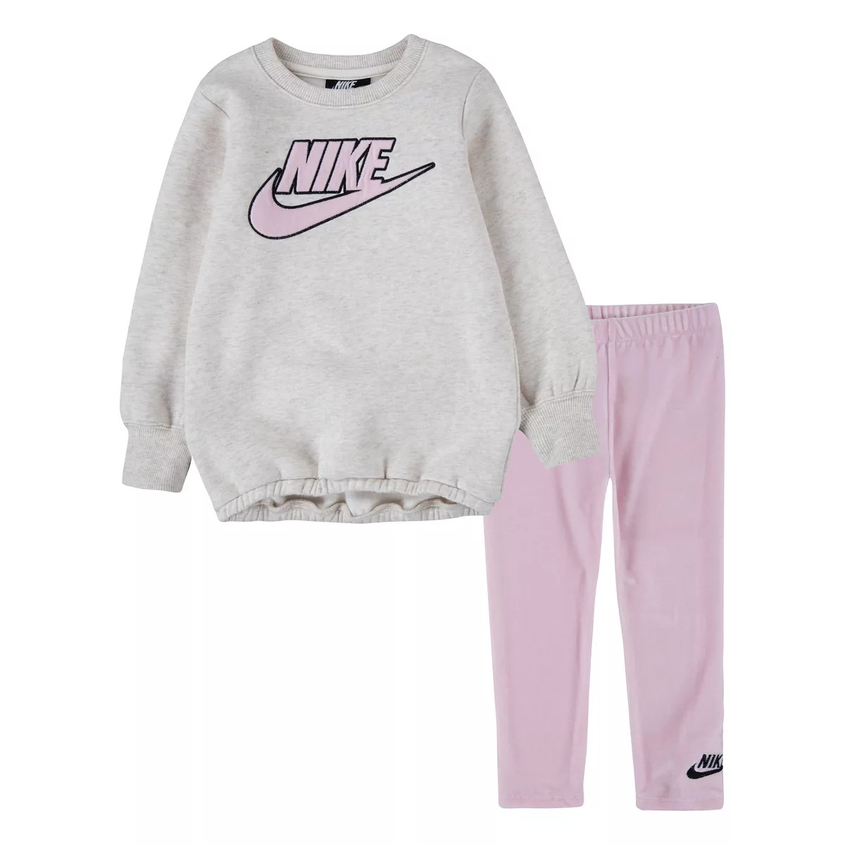 Toddler Girl Nike Velour Tunic & Leggings Set | Kohl's