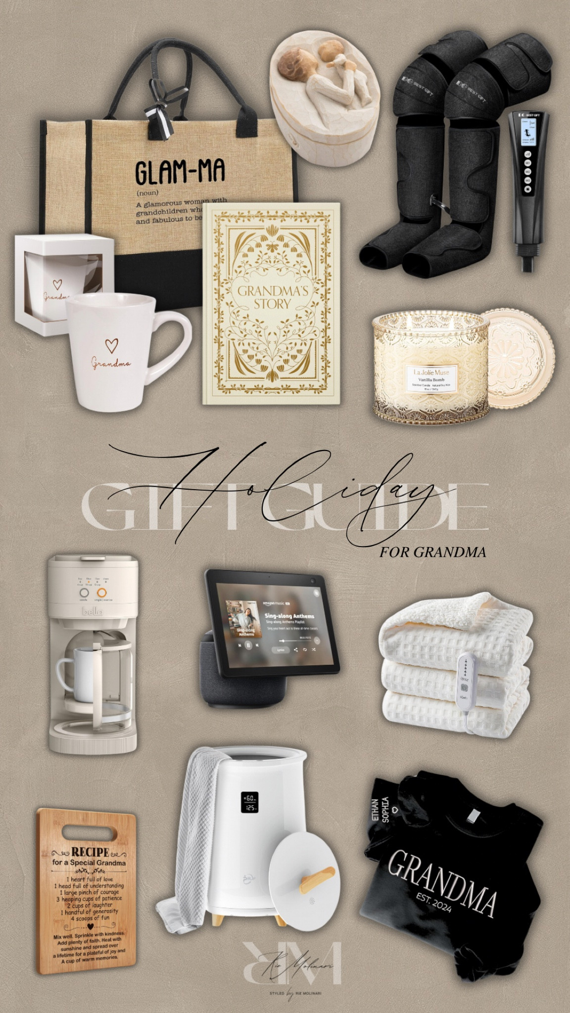 Gift ideas for the wonderful grandmas! 🤍


Gift - Gift Guide - Gifts for her - Christmas Gifts 

#LTKSeasonal #LTKGiftGuide #LTKHoliday