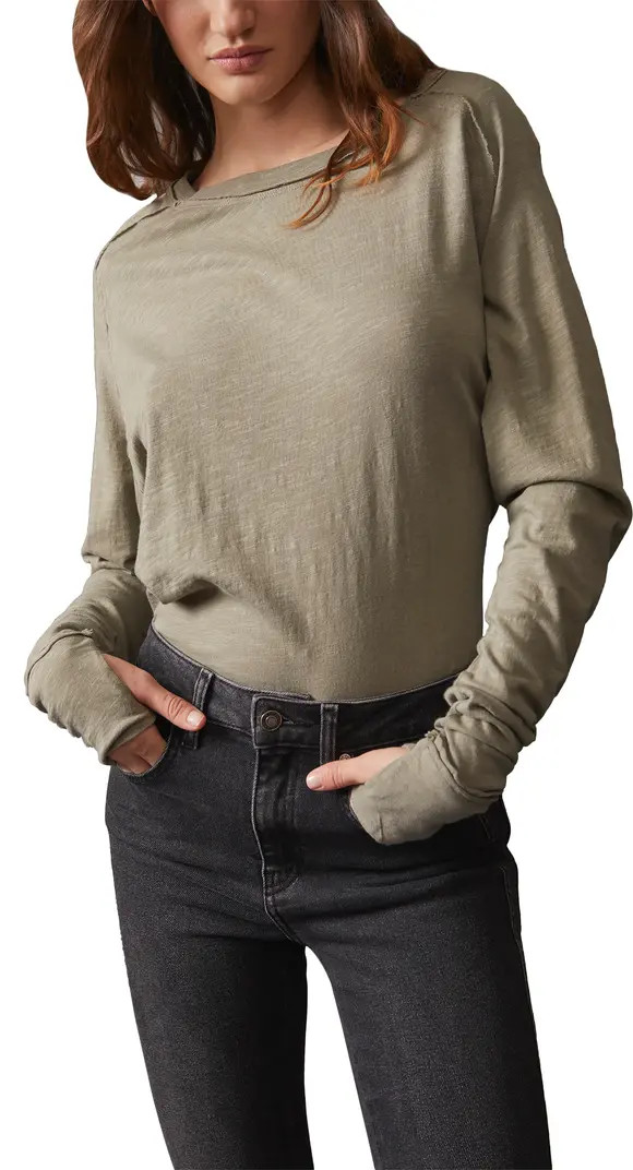 Free People We the Free Arden Extra Long Cotton Top | Nordstrom | Nordstrom