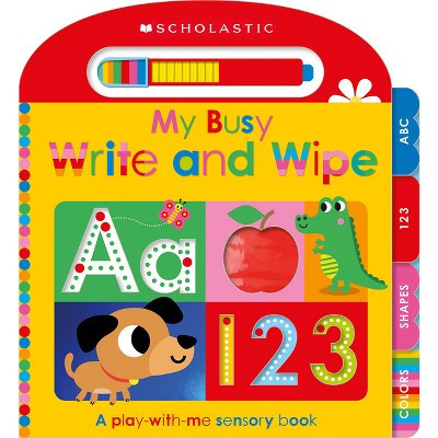 My Busy Write-And-Wipe: Scholastic Early Learners - (Hardcover) | Target