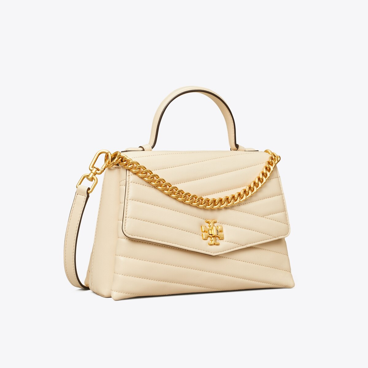 Kira Chevron Top-Handle Satchel | Tory Burch (US)