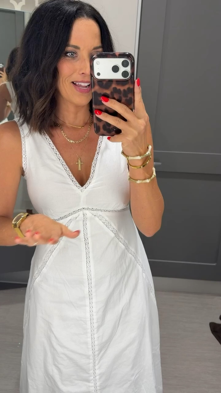 This might be my favorite white dress from Target lately 🤍 The little lace details make it look so much more expensive than it is.

✨ Size XS
✨ 5’3” for reference

#TargetStyle #TargetFinds #TargetFashion #WhiteDress #SummerStyle #AffordableFashion #EverydayStyle #OOTD #StyleInspo #LTKStyle #LTKCreator #TargetHaul #BudgetFashion #ClassicStyle