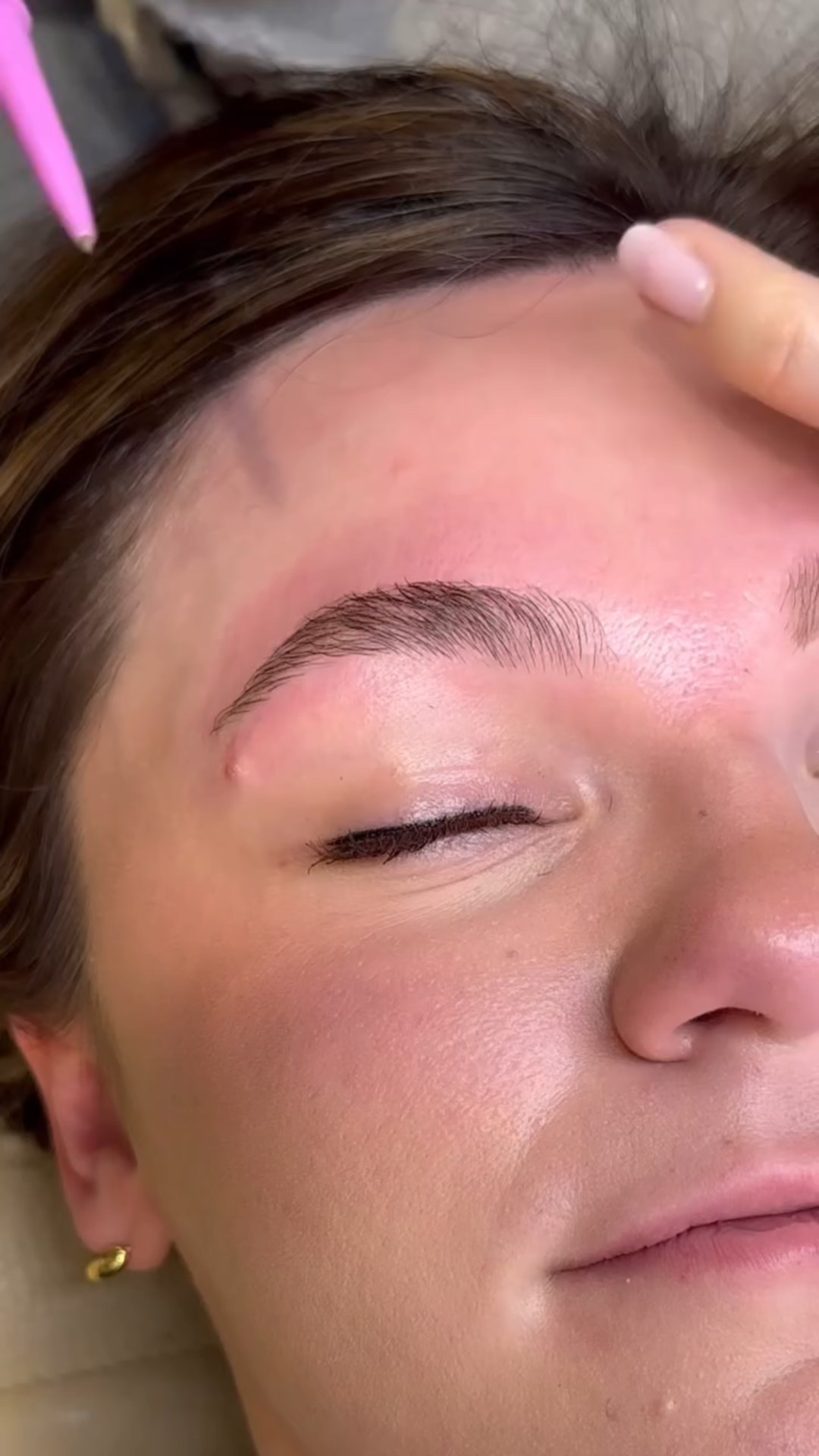 How to fill in sparse fronts of your brows 🪄 products deets : @kosas Nano pop pencil Shade : taupe @rarebeauty brow gel @imethodbeauty dual brow pen in light brown. #nashvillebrowartist #naturalbrows #howtofillinyourbrows #makeuptutorial