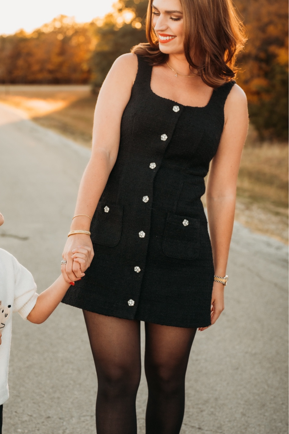 The most flattering Chanel inspired tweed dress #holidayparty #chanelinspired #tweeddress #holidaydress #blackdress #littleblackdress #holidayphotos #chanelinspireddress #tweeddress #holidaypartydress #jcrew 

#LTKGiftGuide #LTKHoliday #LTKSeasonal