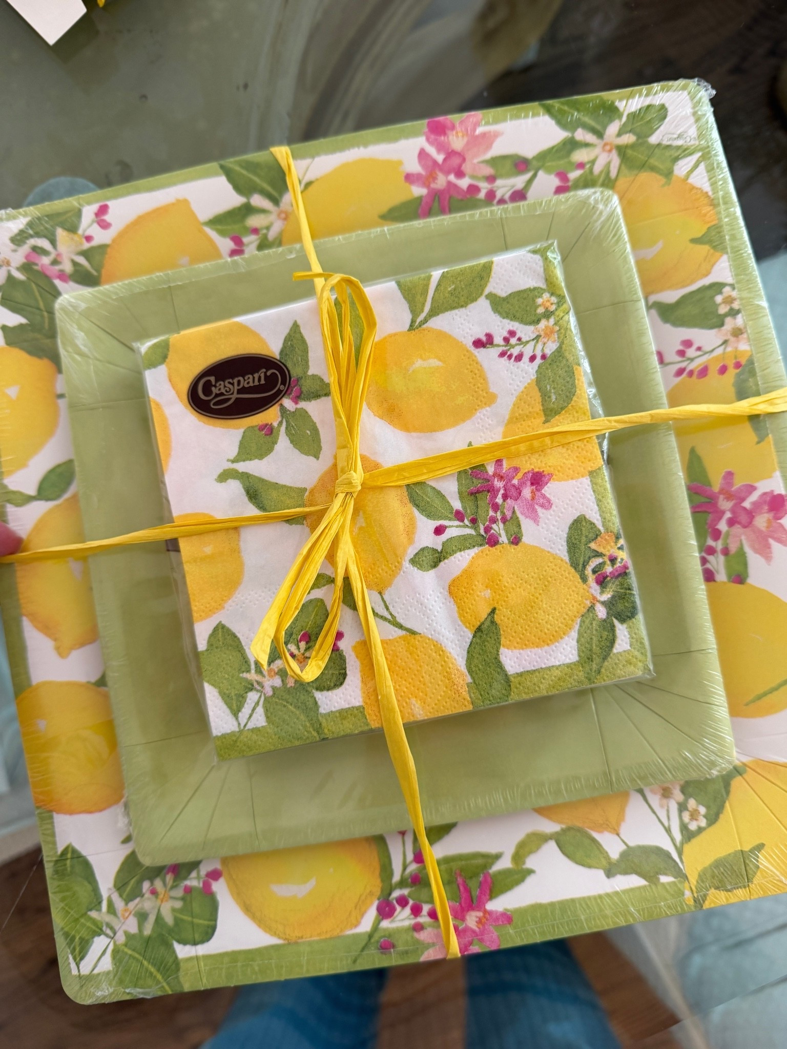 Easy hostess gift. Easy thank you gift. Easy teacher gift. Caspari paper products are always welcome!