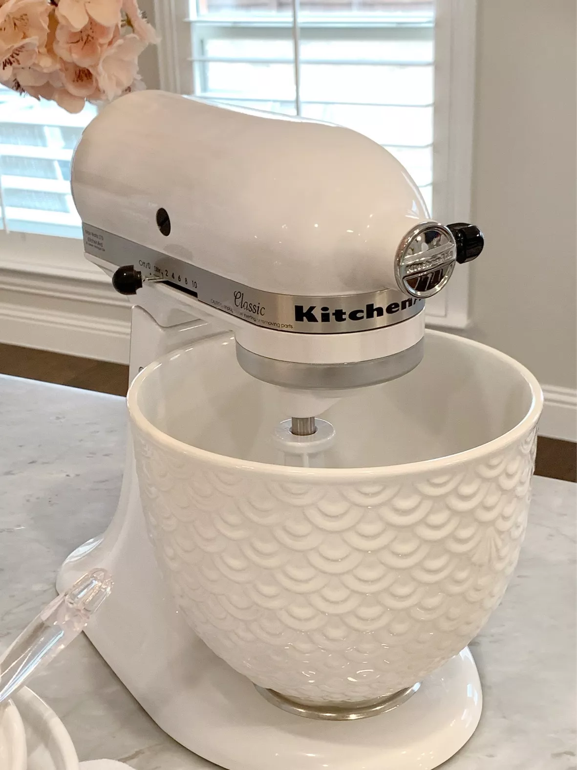 KitchenAid 5-qt Patterned Ceramic Stand Mixer Bowl Mixer Bowl 