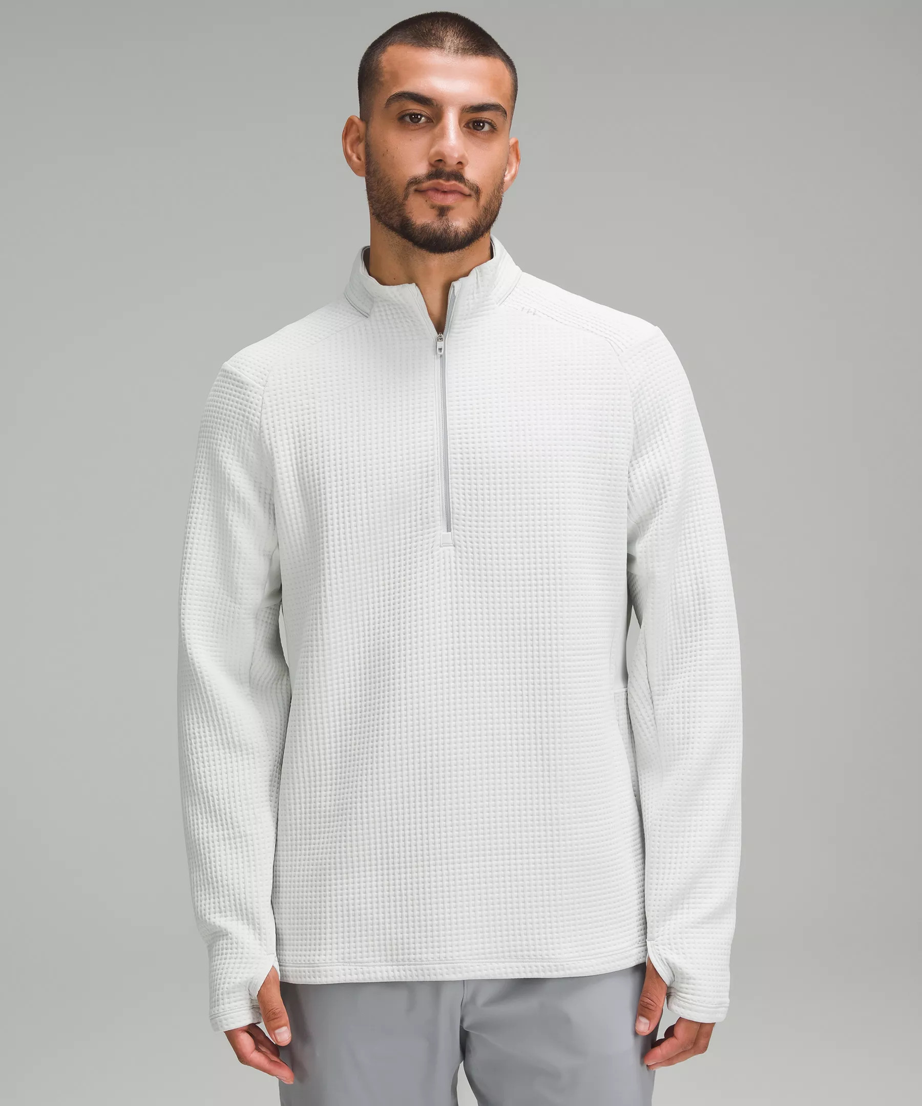 Waffle-Knit Half Zip | Men's Hoodies & Sweatshirts | lululemon | Lululemon (US)