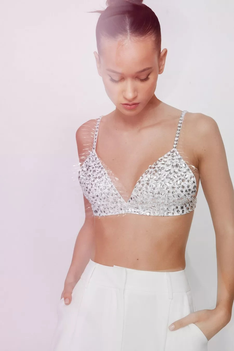 Premium Hand Embellished Bralet | Nasty Gal (US)
