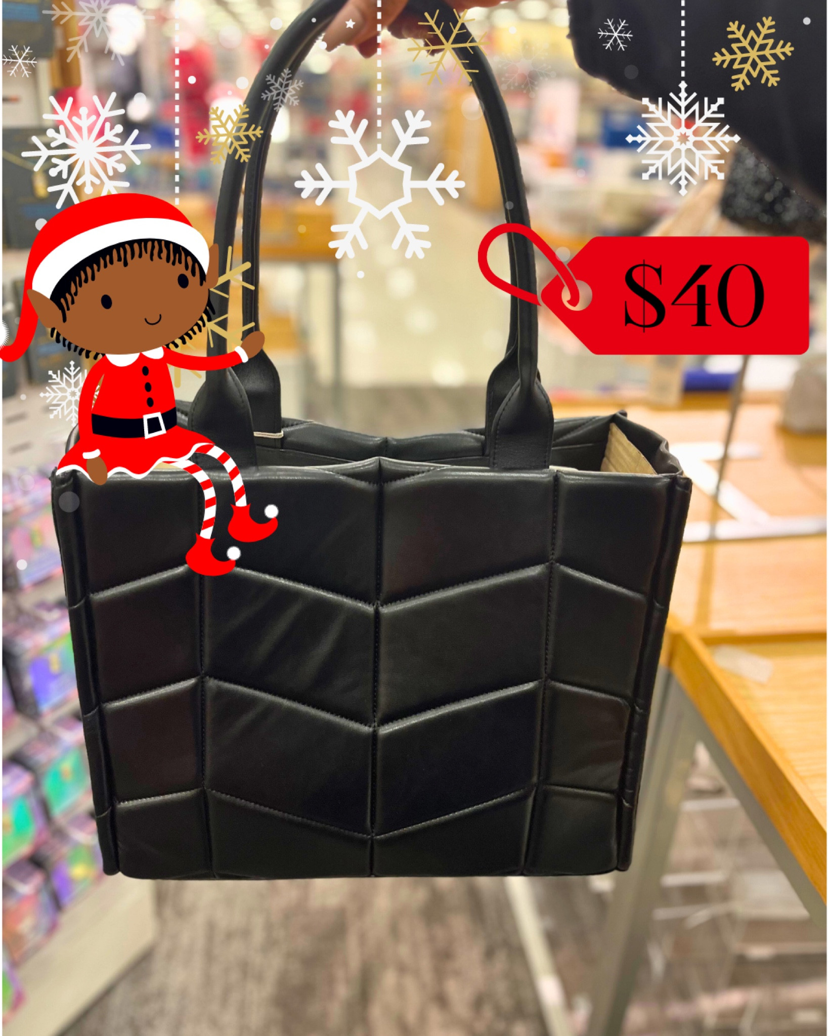 Love this beautiful black everyday tote'

#LTKfindsunder50 #LTKGiftGuide #LTKitbag