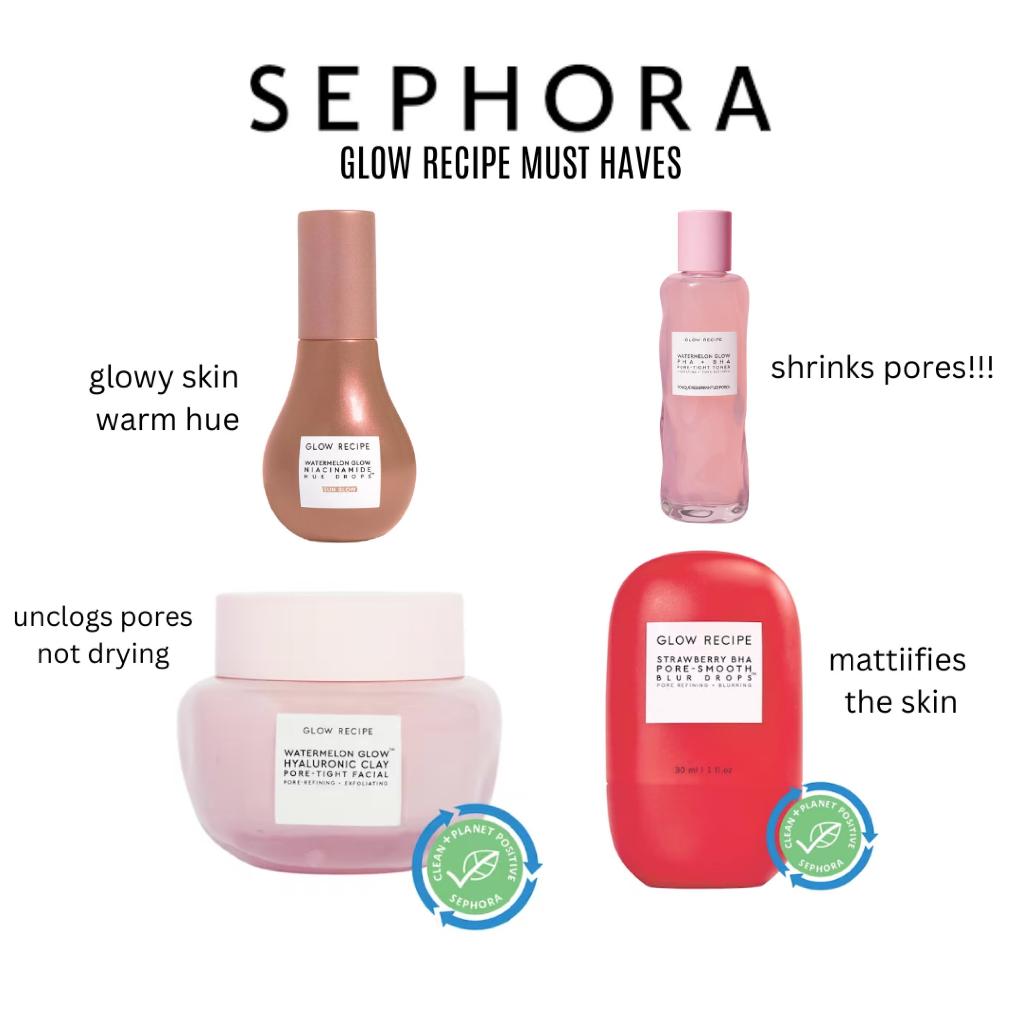 Glow recipe must haves for the Sephora sale!

#LTKxSephora #LTKbeauty