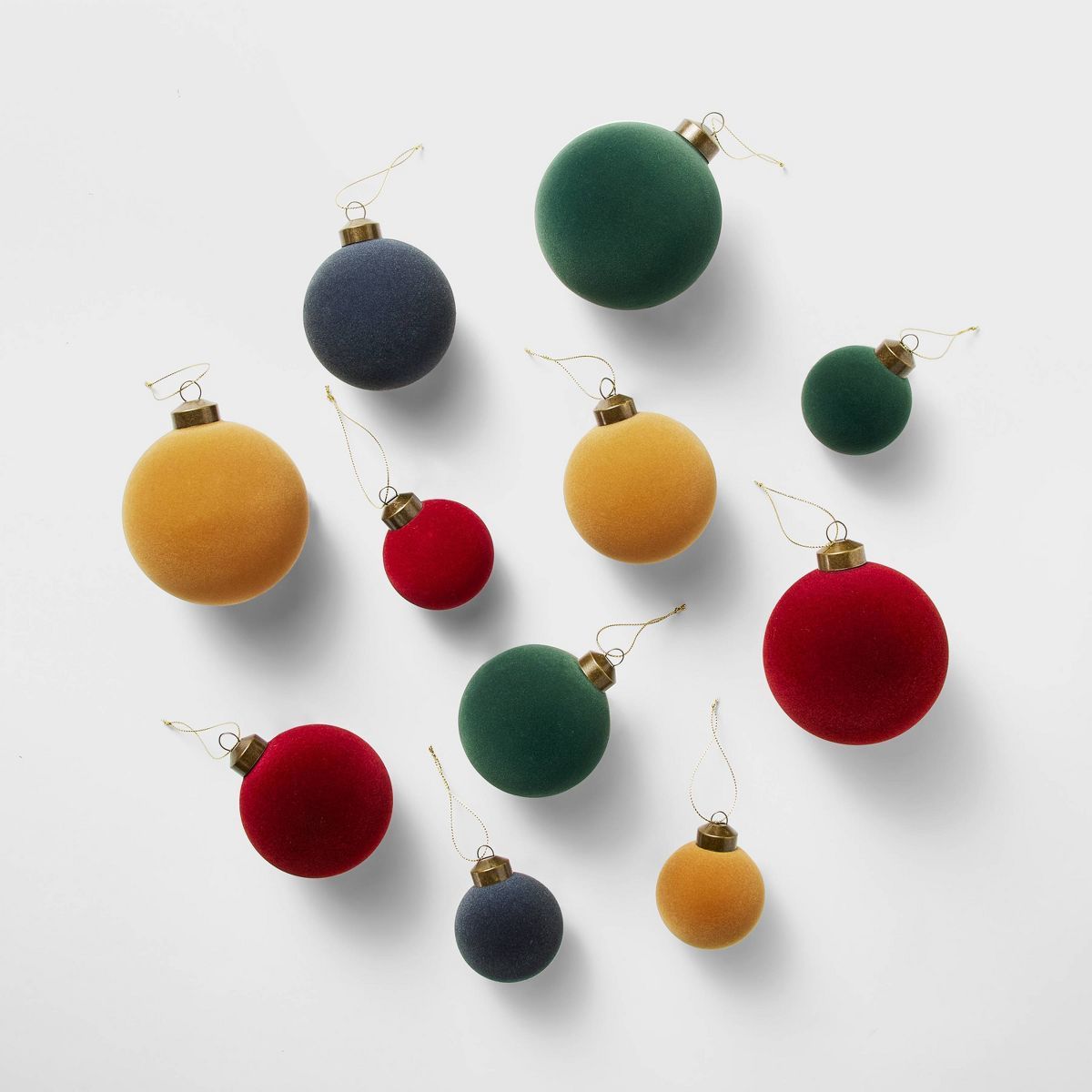 Set of 11 Velvet Christmas Ornaments - Threshold™ designed with Studio McGee | Target