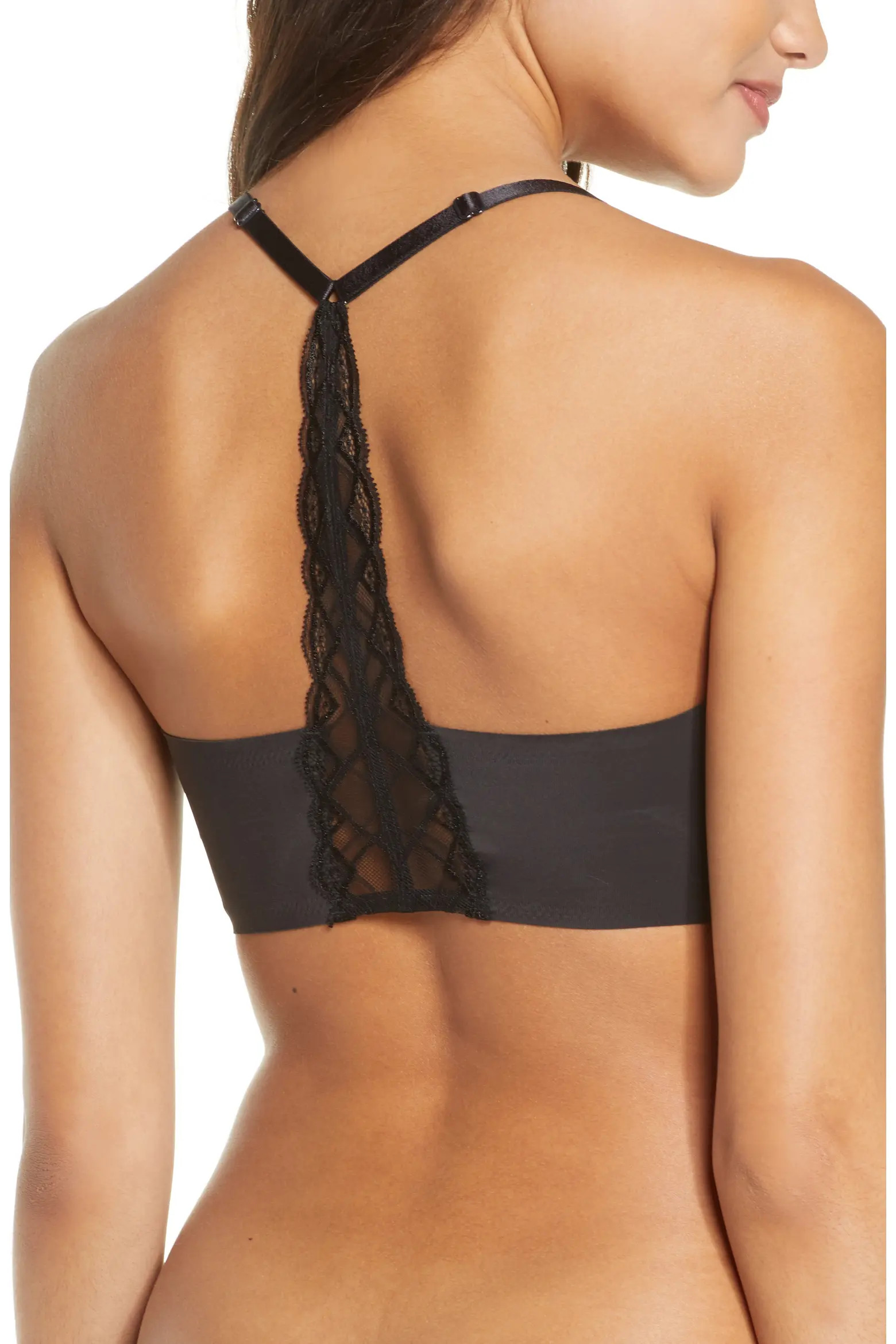 True & Co Triangle Lace Racerback Bralette (Women) | Nordstrom | Nordstrom