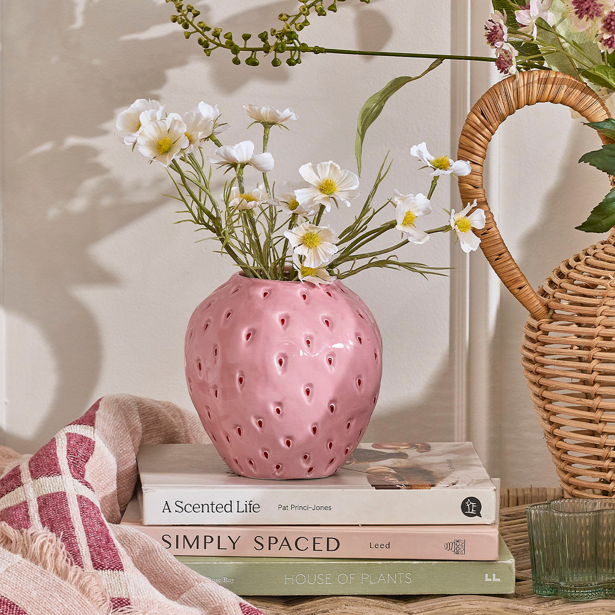 Strawberry Field Vase [MUSHSTRFVW25] | Pillow Talk AU