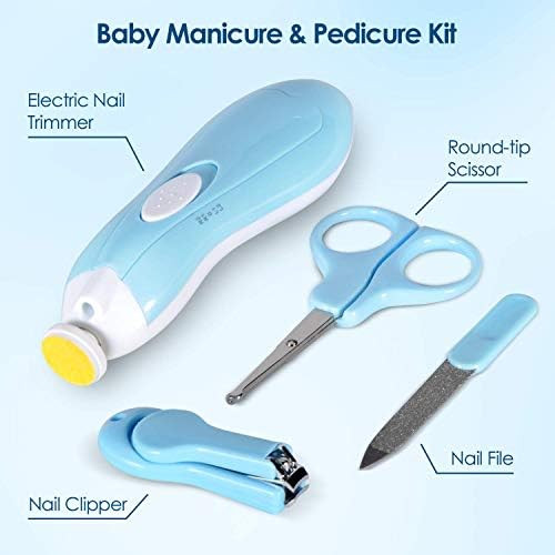 Baby Healthcare and Grooming Kit 18 in 1 Baby Electric Nail Trimmer Set Lupantte Nursery Care Kit... | Amazon (US)