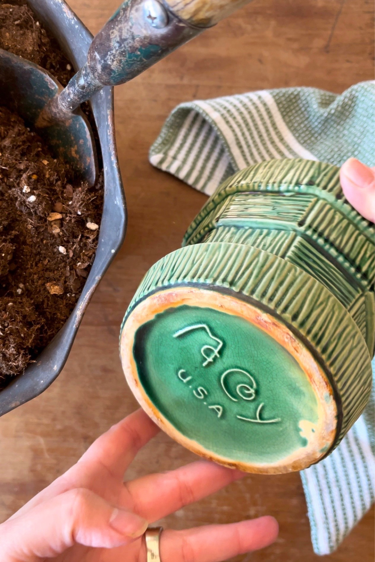 The perfect vintage planters for your kitchen garden! 

I love collecting McCoy planters and vases. I am particularly fond of the planters with attached saucers. 

I love adding herbs to these beautiful pieces.

I’ve curated a few in my fav colors-green, teal and cream-for you. January is the perfect time to do a bit of inside gardening.

Note-Be sure to check the size of each pot and make sure it’s what you want prior to ordering.

#LTKSeasonal #LTKhome #LTKfindsunder50