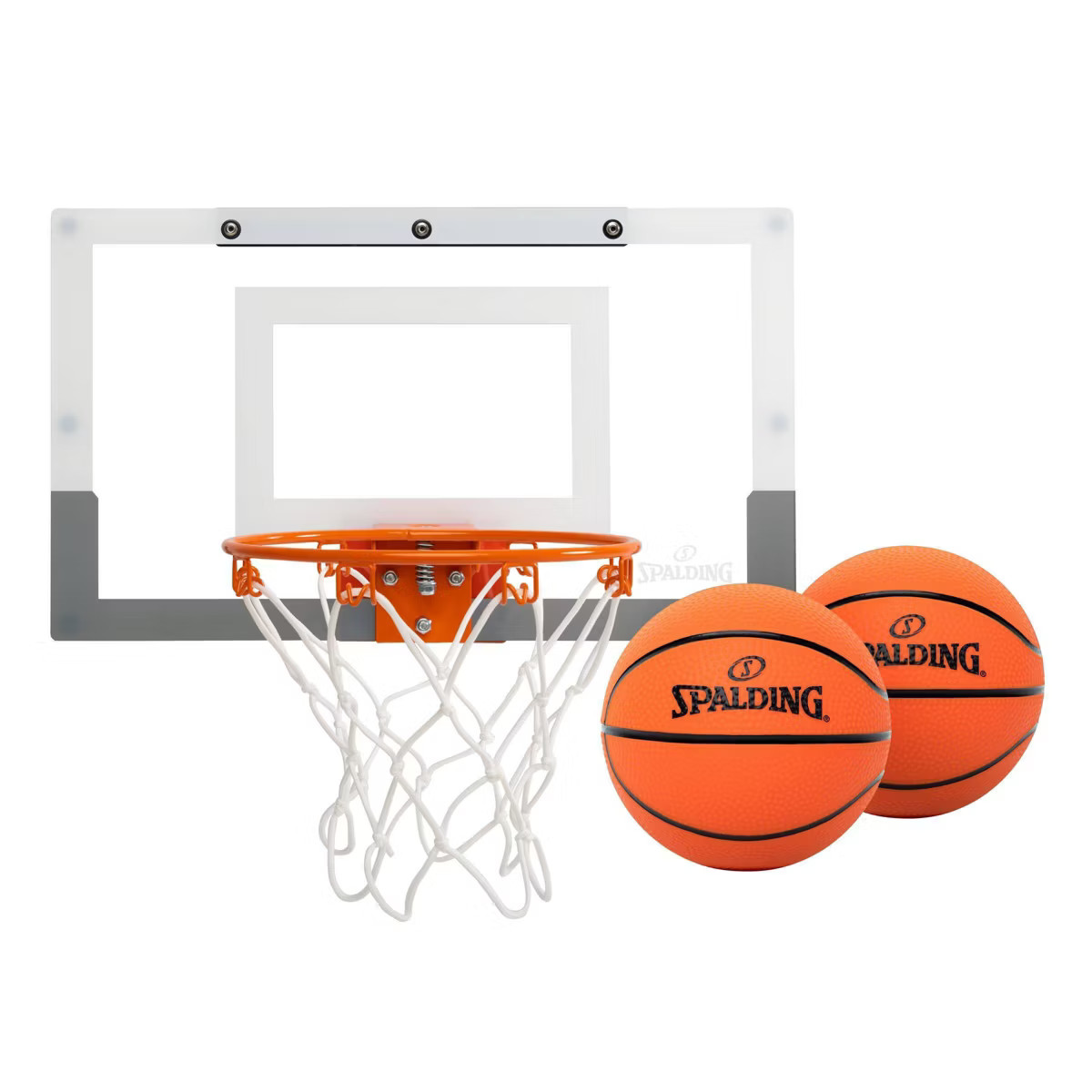 Spalding 180 Arena Slam Over-The-Door Basketball Hoop: Polycarbonate Backboard | Target