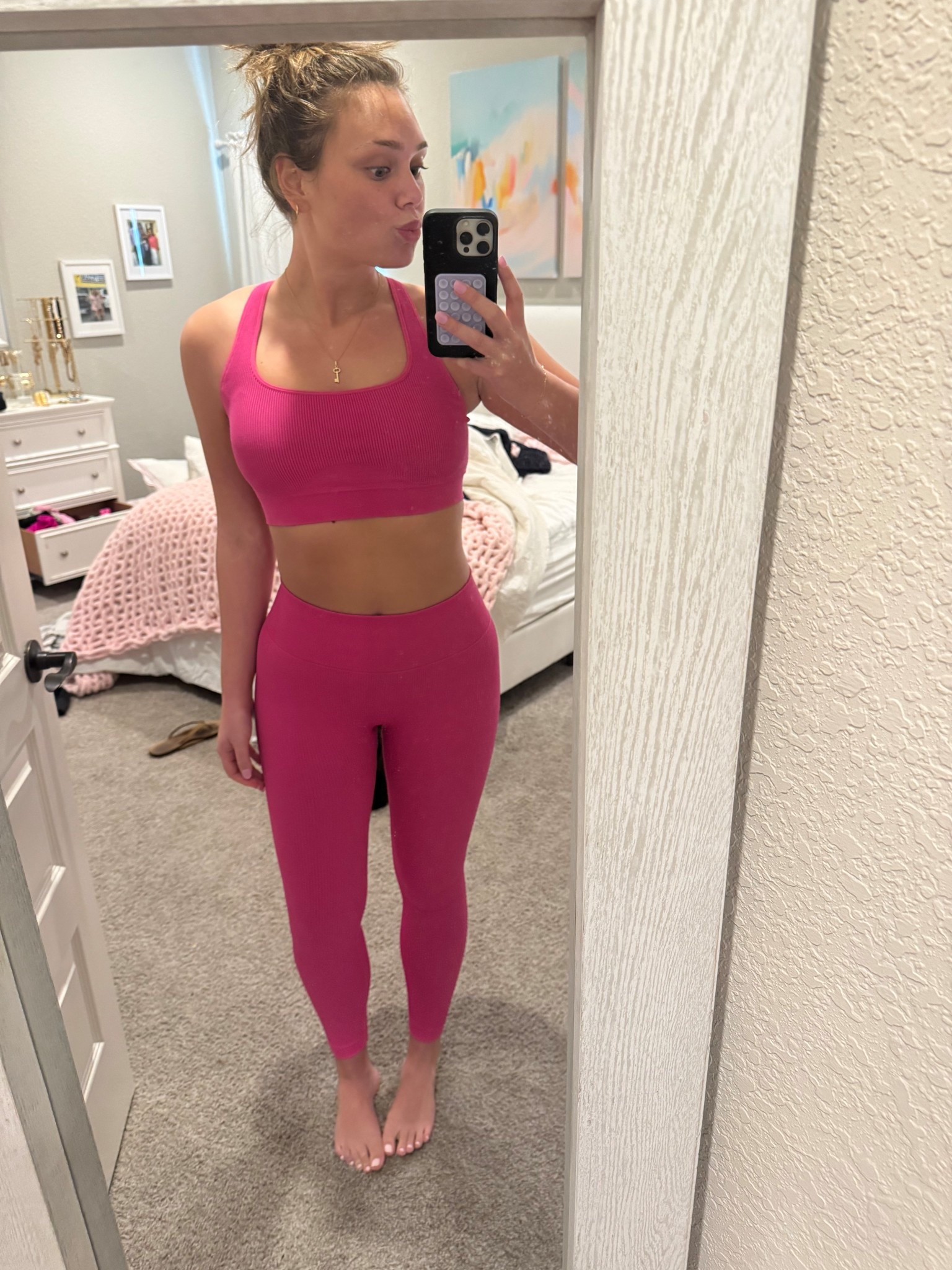 Workout set from Amazon!!!!🩷🩷

#LTKFindsUnder50 #LTKActive #LTKU