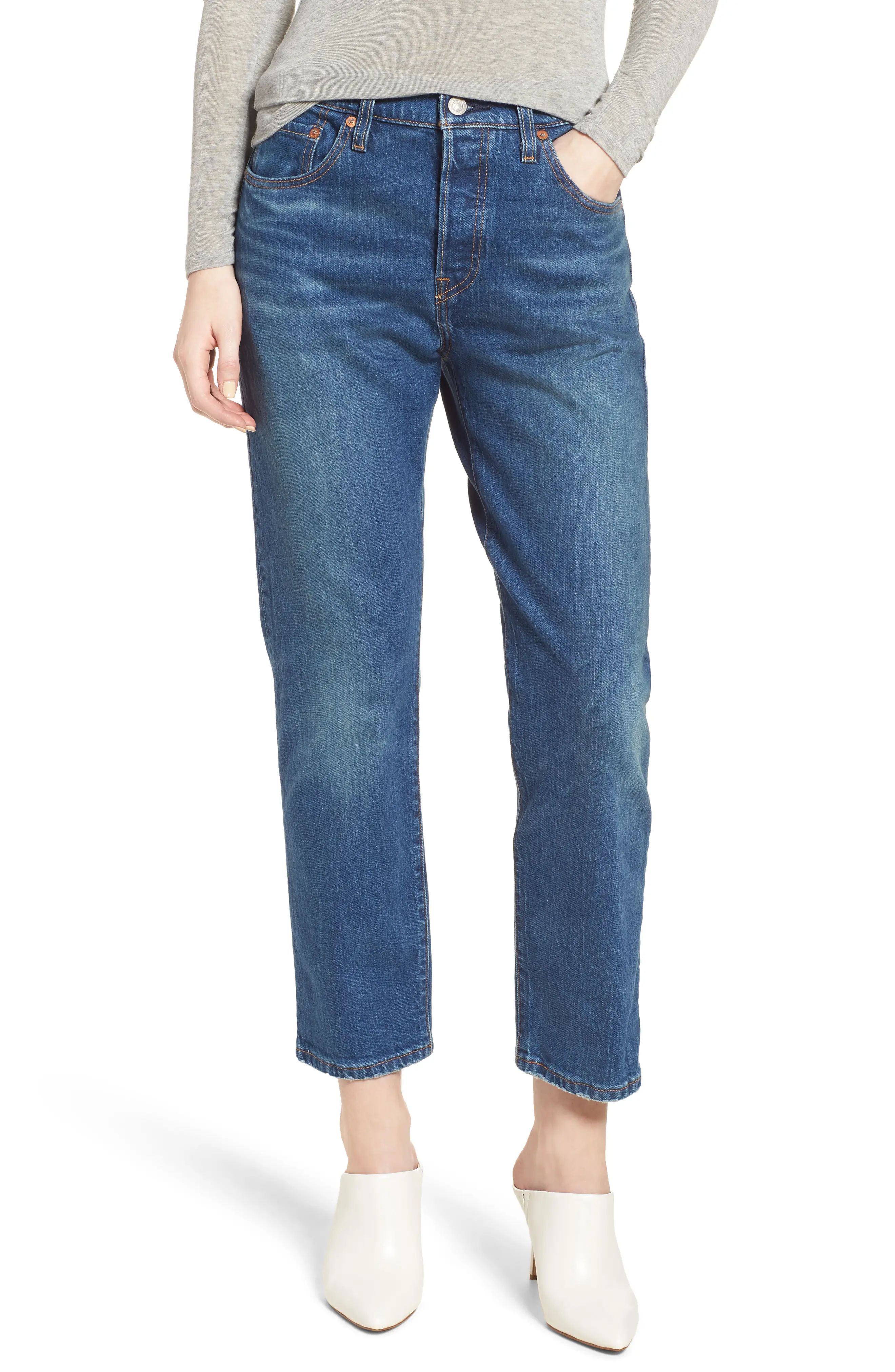 Levi's® 501® High Waist Crop Jeans (Rebel) | Nordstrom
