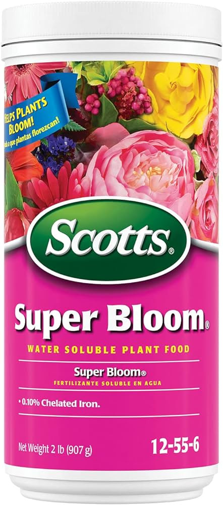 Scotts Super Bloom Water Soluble Plant Food, 2 lb - NPK 12-55-6 - Fertilizer for Outdoor Flowers,... | Amazon (US)